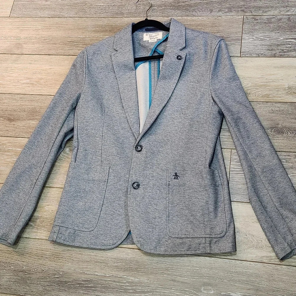 Penguin light blue Muningswear Mens Preppy Classic blazer Size small